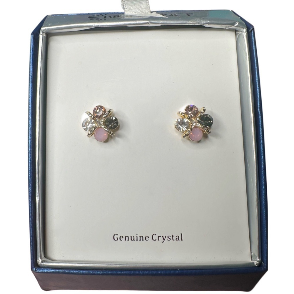 5/$25 😻 Gold and Crystal Earrings